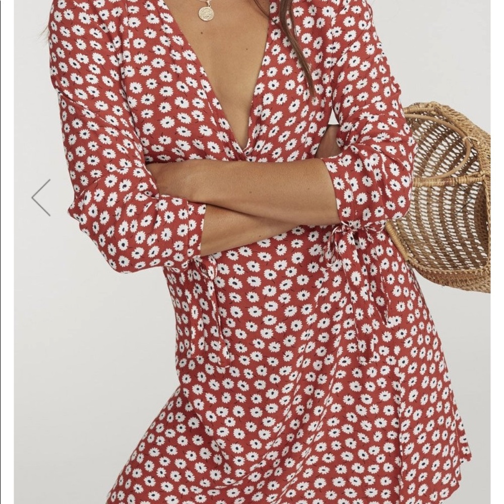 Faithfully the brand wrap dress.